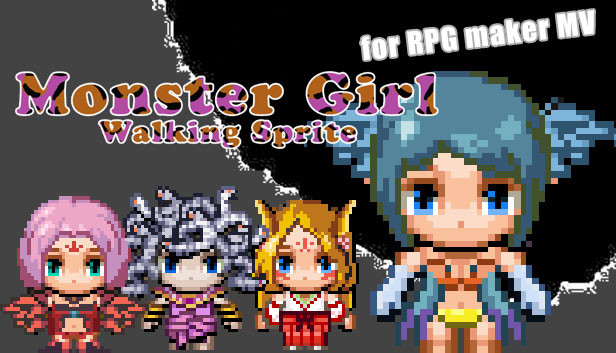 RPG Maker MV - Monster Girl Walking Sprite