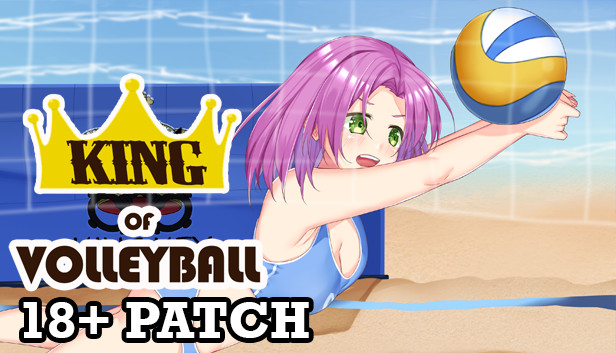 King of Volleyball Adults Only 18+ Patch