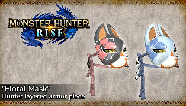 MONSTER HUNTER RISE - Element pancerza warstwowego łowcy „Kwietna maska”