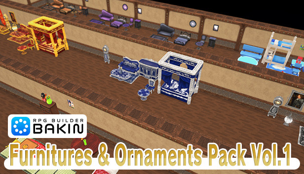 RPG Developer Bakin Furnitures & Ornaments Pack Vol.1