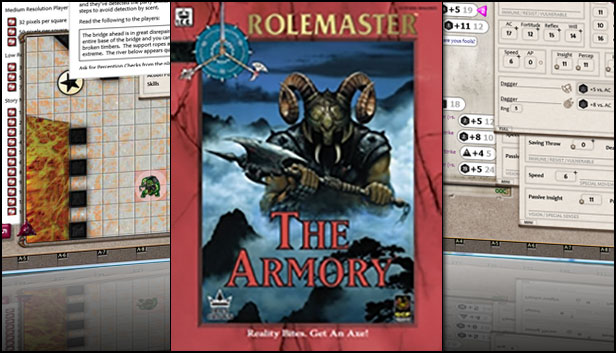 Fantasy Grounds - Rolemaster Classic: The Armoury