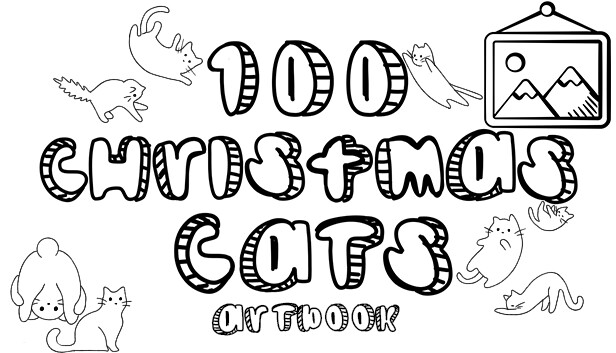 100 Christmas Cats - Artbook