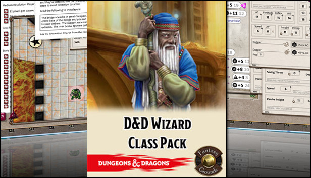 Fantasy Grounds - D&D Wizard Class Pack