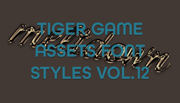 TIGER GAME ASSETS FONT STYLES VOL.12
