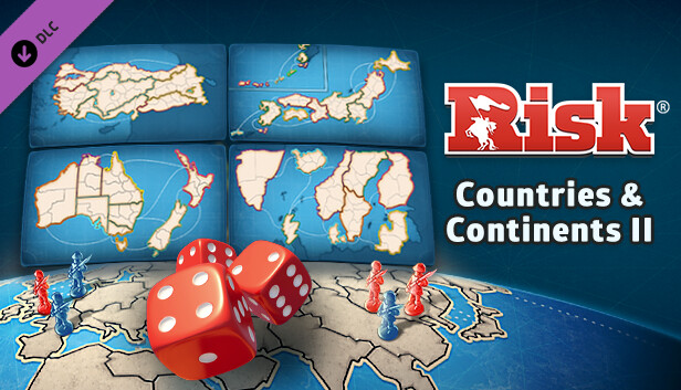 RISK: Global Domination - Countries & Continents 2 Map Pack