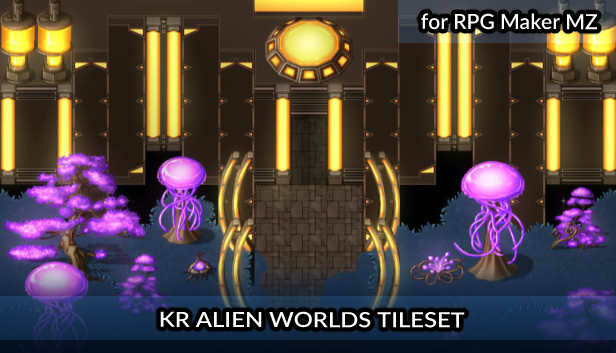 RPG Maker MZ - KR Alien Worlds Tileset