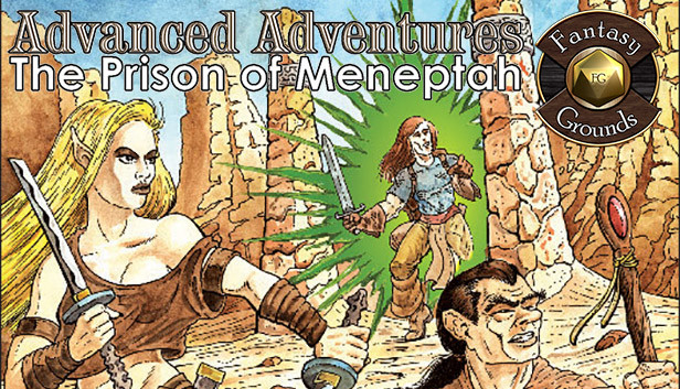 Fantasy Grounds - Advanced Adventures #4: Prison of Meneptah