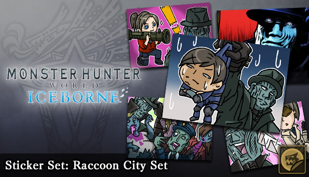 Monster Hunter: World - Sticker Set: Raccoon City Set