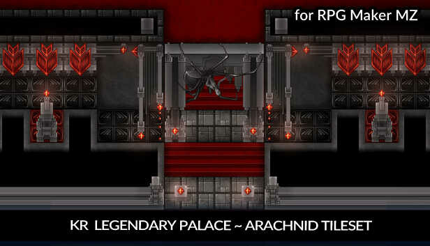 RPG Maker MZ - KR Legendary Palaces - Arachnid Tileset