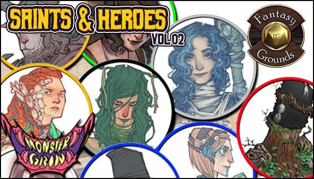 Fantasy Grounds - Saints and Heroes, Volume 2 (Token Pack)