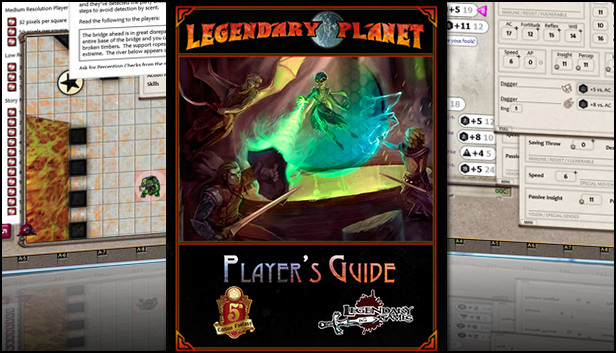 Fantasy Grounds - 5E: Legendary Planet Player's Guide