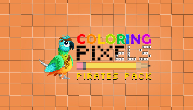 Coloring Pixels - Pirates Pack