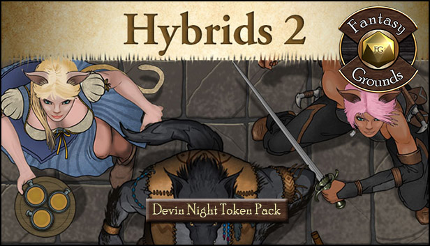 Fantasy Grounds - Token Pack 93: Hybrids 2 (Token Pack)