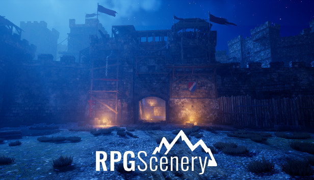 RPGScenery - Fortress Gate Scene