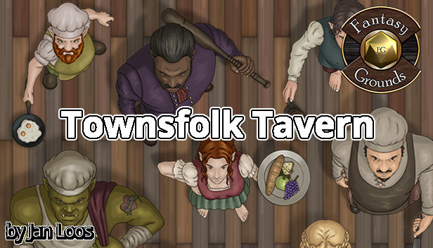 Fantasy Grounds - Jans Token Pack 9 - Townsfolk Tavern (Token Pack)