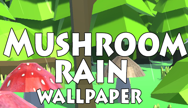 "Mushroom rain" - wallpaper 1920x1080