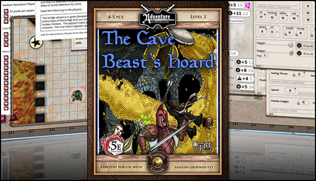 Fantasy Grounds - B04 The Cave Beast Hoard (5E)