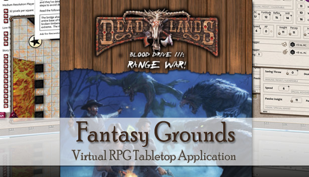 Fantasy Grounds - Deadlands Reloaded: Blood Drive 3