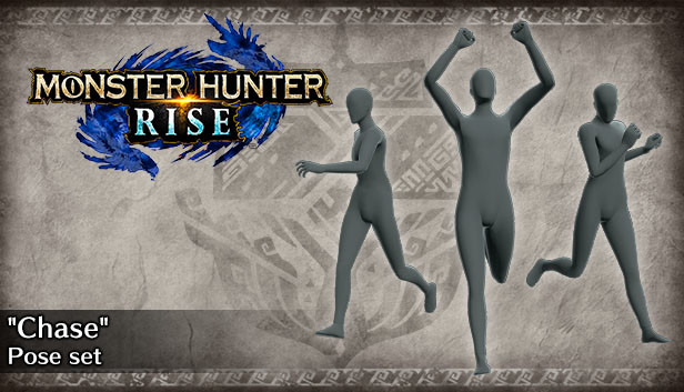 Monster Hunter Rise - Zestaw póz „Pogoń”