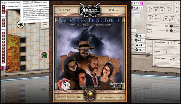 Fantasy Grounds - 5E: Shattered Heart Adventure Path (5E): The Ties that Bind