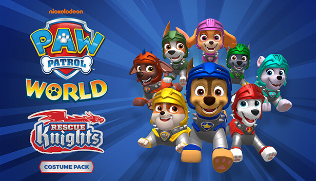 PAW Patrol World - Świat Psiego Patrolu - Rescue Knights - Zestaw kostiumów