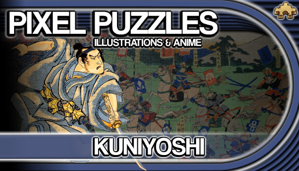 Pixel Puzzles Illustrations & Anime - Jigsaw Pack: Kuniyoshi