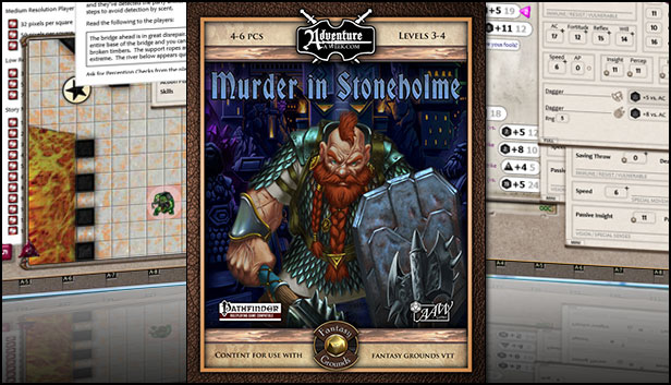 Fantasy Grounds - U02: Murder in Stoneholme (PFRPG)