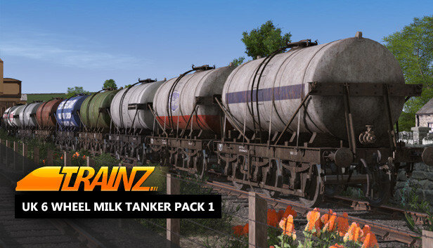 Trainz 2022 DLC - UK 6 Wheel Milk Tanker Pack 1