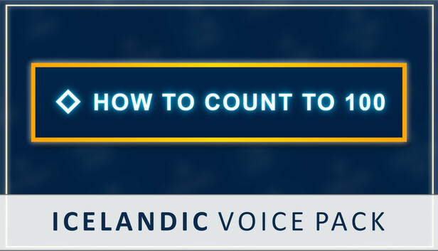 How to Count to 100 - Icelandic Voice Pack