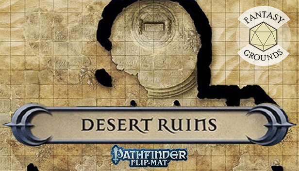 Fantasy Grounds - Pathfinder RPG - Pathfinder Flip-Mat - Desert Ruins