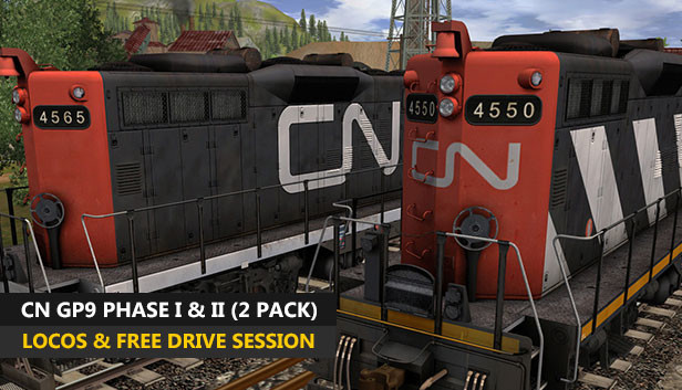 Trainz Plus DLC - CN GP9 Phase I & II (2 Pack)