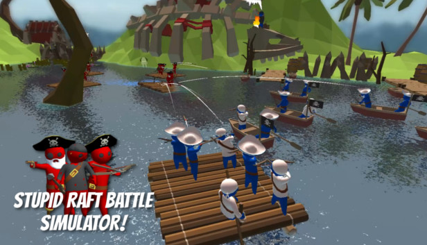 Stupid Raft Battle Simulator
