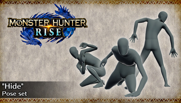 MONSTER HUNTER RISE - Zestaw póz „Ukrycie”
