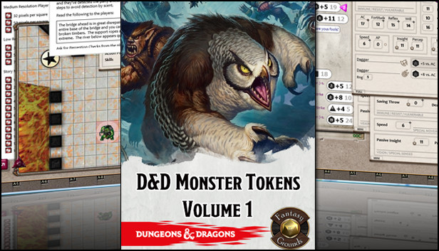 Fantasy Grounds - D&D Tokens Volume 1