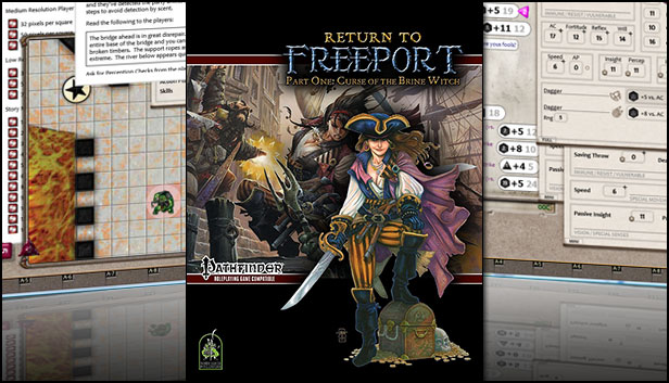 Fantasy Grounds - Return to Freeport, Part One: Curse of the Brine Witch (PFRPG)