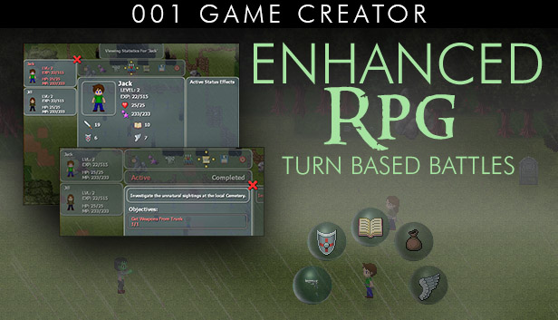 001 Game Creator - Enhanced RPG (Turn-Based Battles)