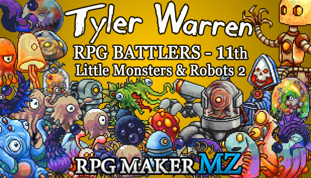 RPG Maker MZ - Tyler Warren RPG Battlers - 11th - Little Monsters and Robots 2