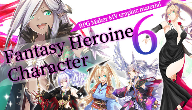 RPG Maker MV - Fantasy Heroine Character Pack 6