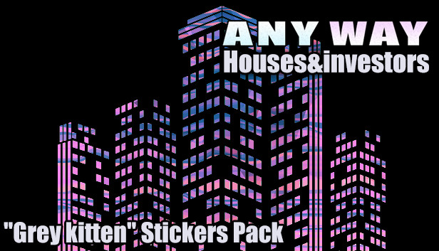 AnyWay! - "Grey kitten" Stickers Pack