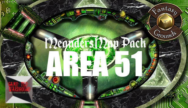 Fantasy Grounds - Meanders Map Pack: Area 51 (Map Pack)