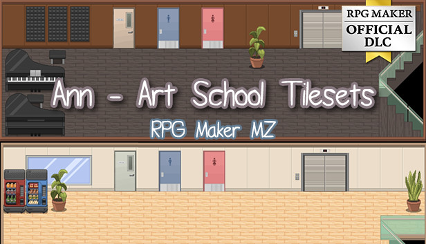 RPG Maker MZ - Ann – Art School Tilesets