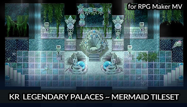 RPG Maker MV - KR Legendary Palaces - Mermaid Tileset