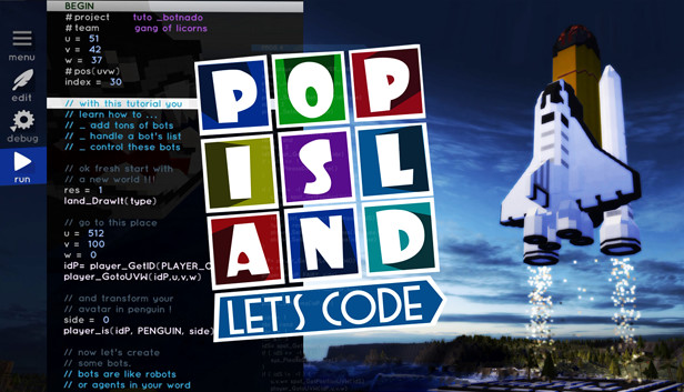 Pop Island - Let's Code !!!
