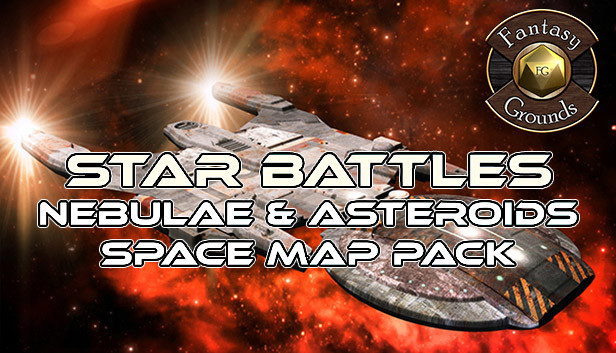 Fantasy Grounds - Star Battles: Nebulae and Asteroids Space Map Pack