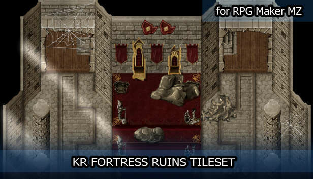 RPG Maker MZ - KR Fortress Ruins Tileset