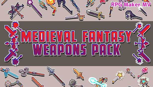 RPG Maker MV - Medieval Fantasy Weapons Pack