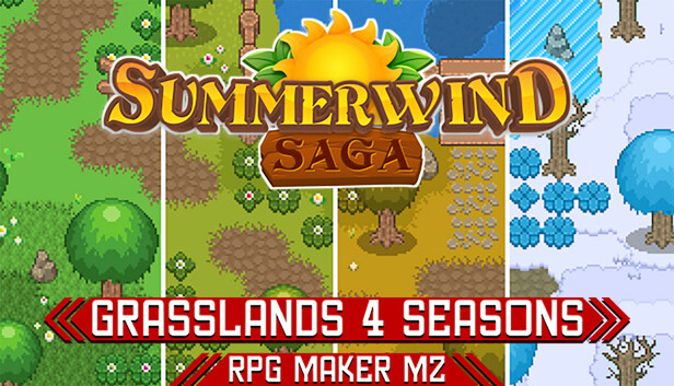 RPG Maker MZ - Summerwind Saga - Grasslands 4 Seasons