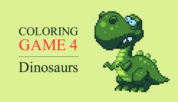 Coloring Game 4 - Dinosaurs