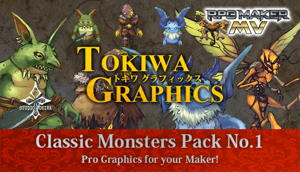 RPG Maker MV - TOKIWA GRAPHICS Classic Monsters Pack No.1