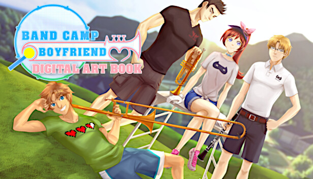 Band Camp Boyfriend Digital Art Book